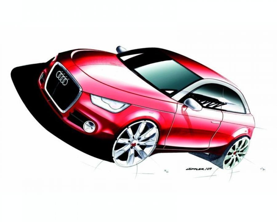 Эскиз Audi Metroproject Quattro Concept 2007 года  (фото 40 из 42)